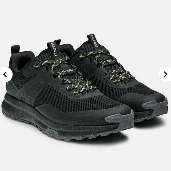 KURU ATOM Trail Shoes - Black and Green